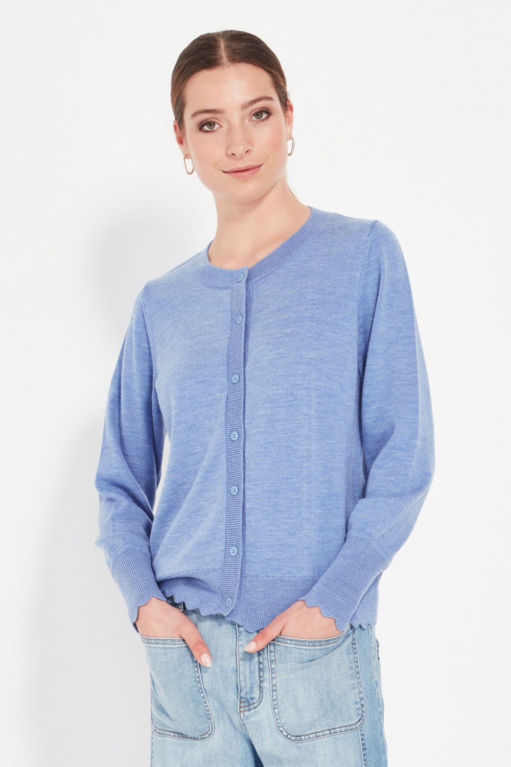 Verge - Verge Marcella Cardi | Blue Marle - Cardigan - Silvermaple Boutique