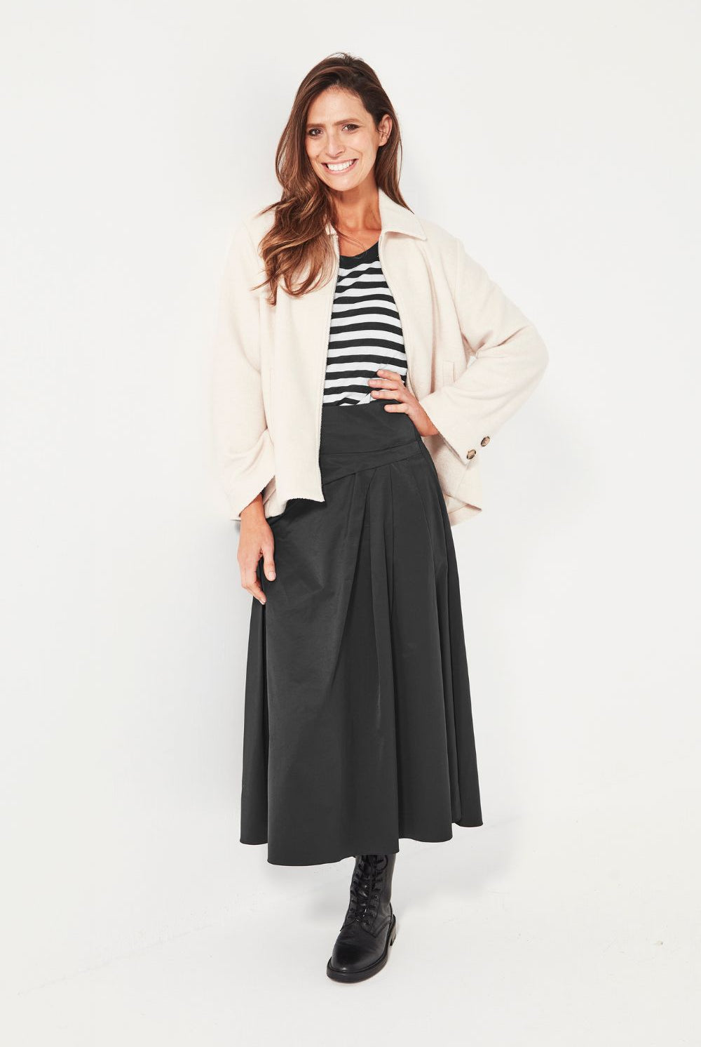 Verge - Verge Stroll Skirt | Black - Skirt - Silvermaple Boutique