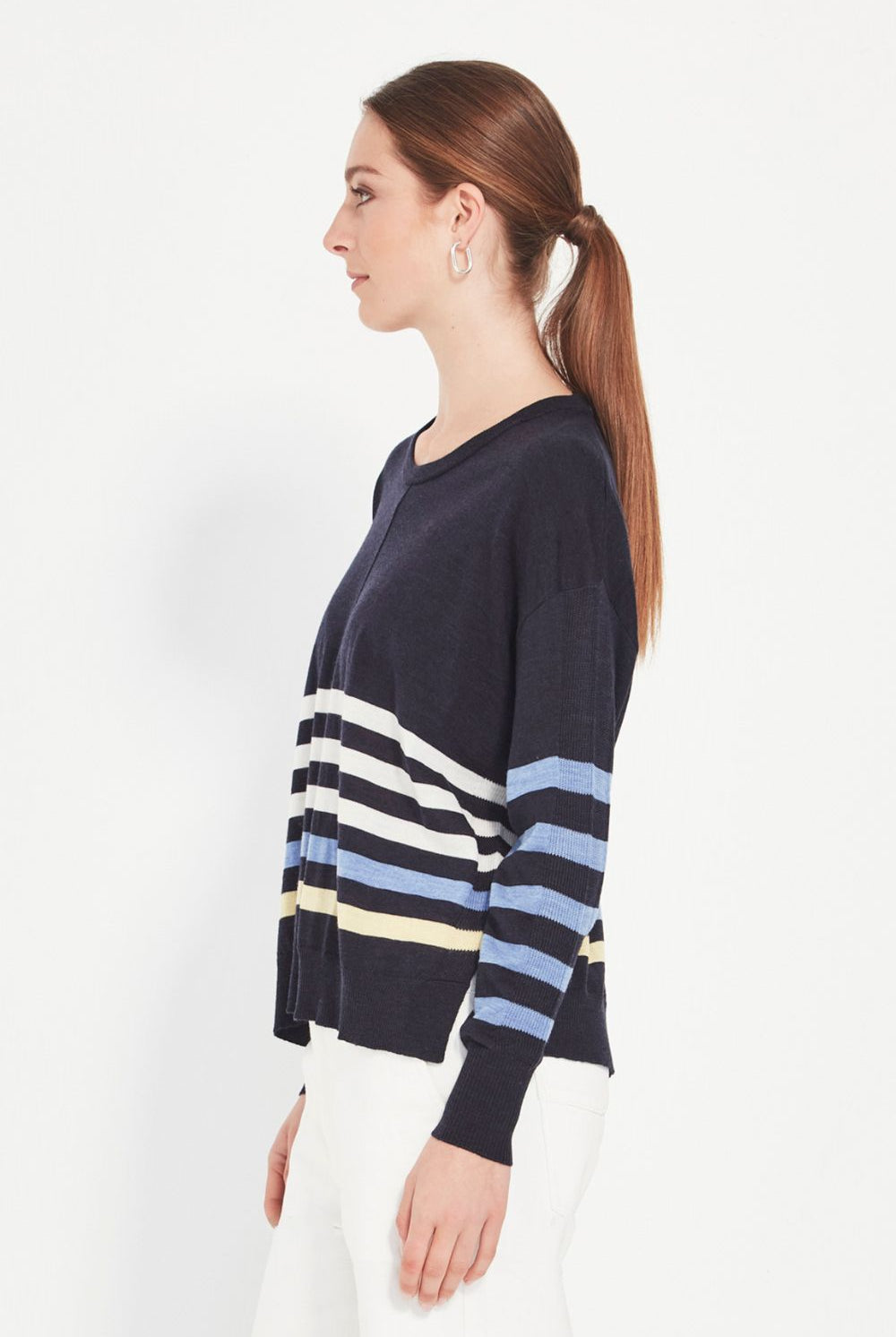 Verge - Verge Thea Sweater | Stripe - Jumper - Silvermaple Boutique