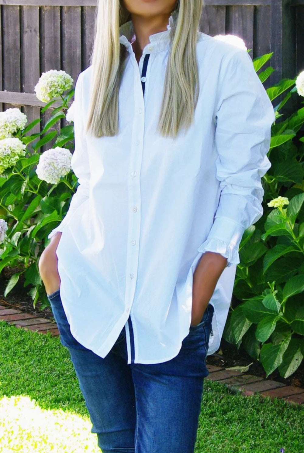 Who's Charlie - Who's Charlie Maple Shirt | White - Shirt - Silvermaple Boutique