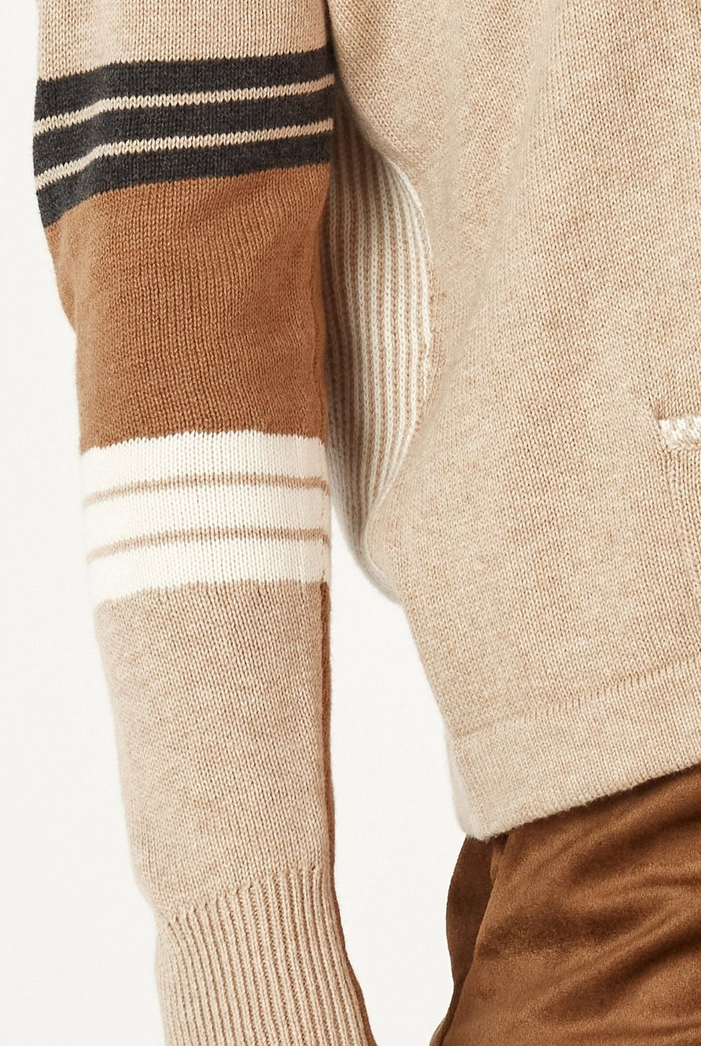 Zaket & Plover - Multi Media Hoodie | Oat - Knitwear - Silvermaple Boutique