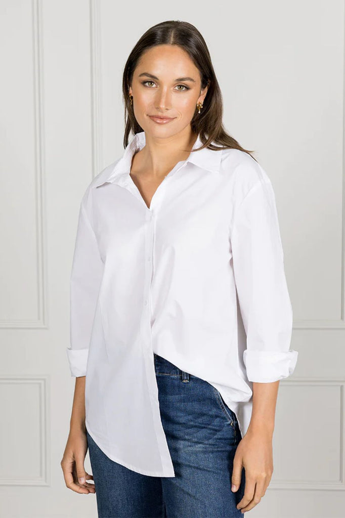 Zjoosh The Everyday Shirt | White _Silvermaple Boutique