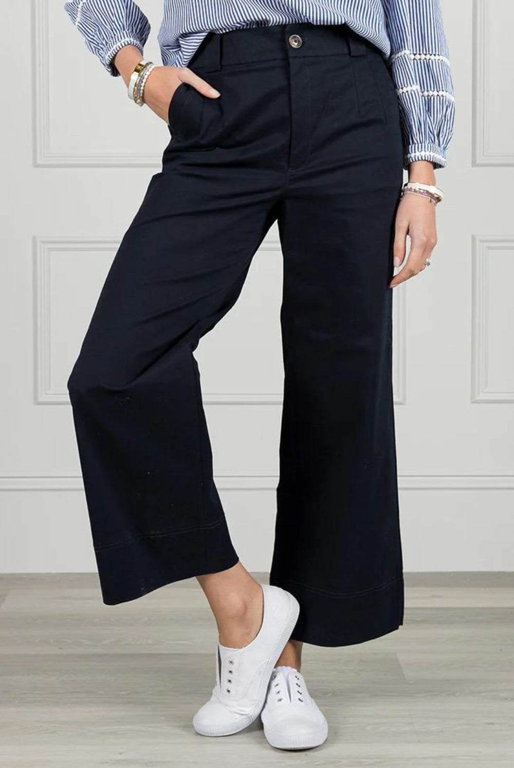 Zjoosh - Carla Pant | Navy - Pants - Silvermaple Boutique