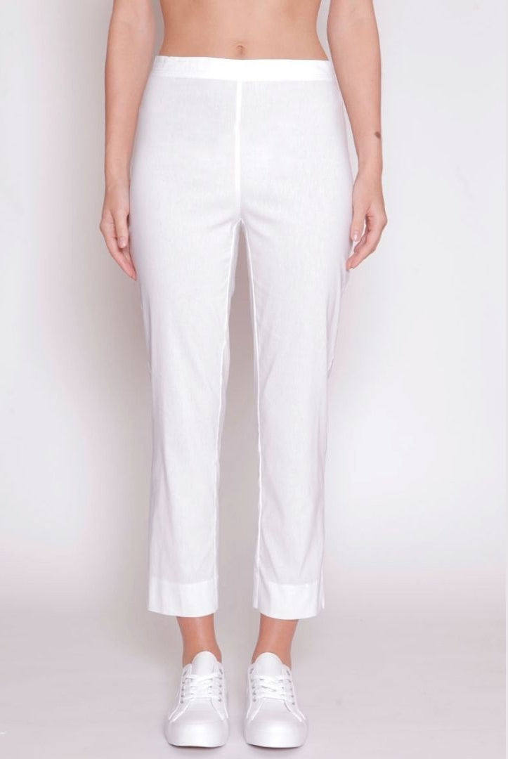 M.E.L Australia - 3/4 Villa Pant | White - Pants - Silvermaple Boutique