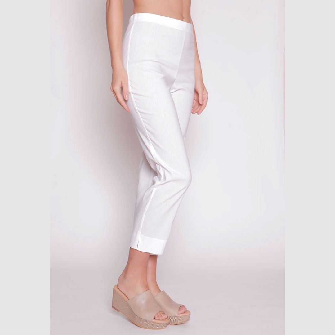 M.E.L Australia - 3/4 Villa Pant | White - Pants - Silvermaple Boutique