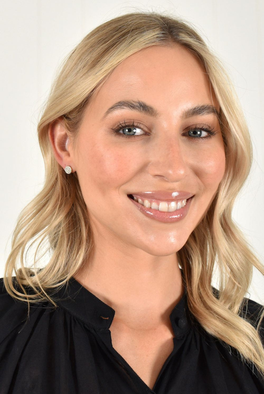 Adorne - CZ Diamante Stud Earrings | Gold / Crystal - Jewellery - Silvermaple Boutique