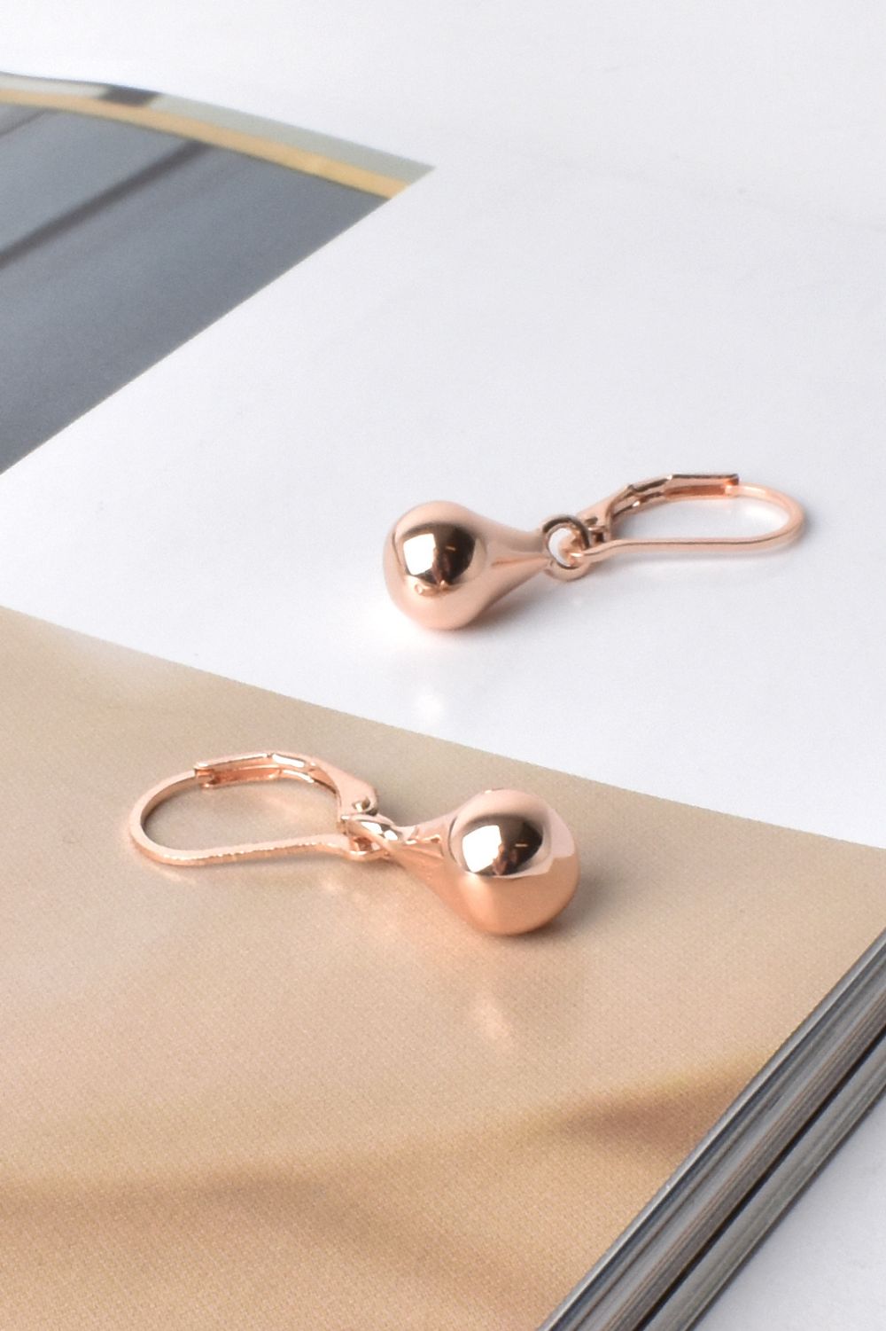 Adorne - Teardrop earring | Rosegold - Jewellery - Silvermaple Boutique
