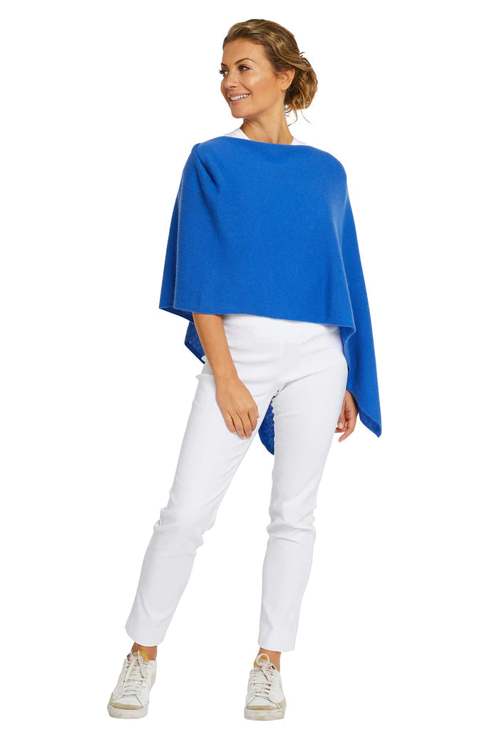 Esperance & Co - Cashmere Topper | Cruise Blue - Scarves & Wraps - Silvermaple Boutique