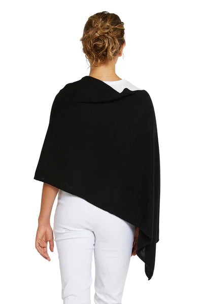 Esperance & Co - Cashmere Topper | Ebony - Scarves & Wraps - Silvermaple Boutique