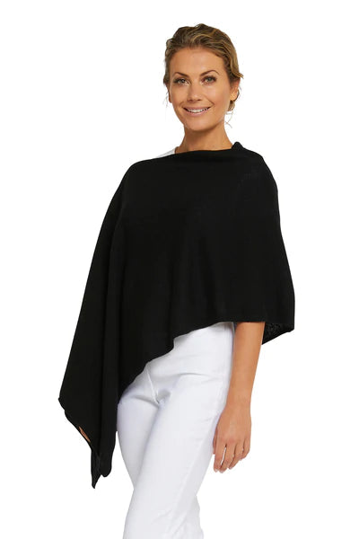 Esperance & Co - Cashmere Topper | Ebony - Scarves & Wraps - Silvermaple Boutique