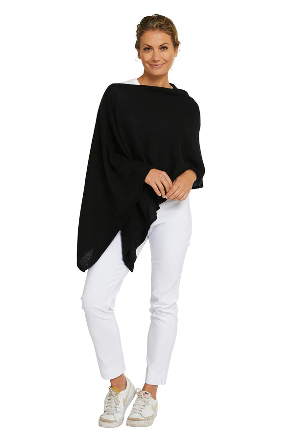 Esperance & Co - Cashmere Topper | Ebony - Scarves & Wraps - Silvermaple Boutique
