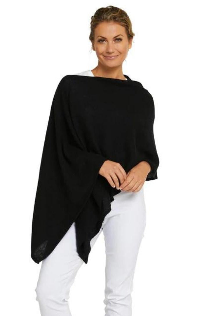Esperance & Co - Cashmere Topper | Ebony - Scarves & Wraps - Silvermaple Boutique