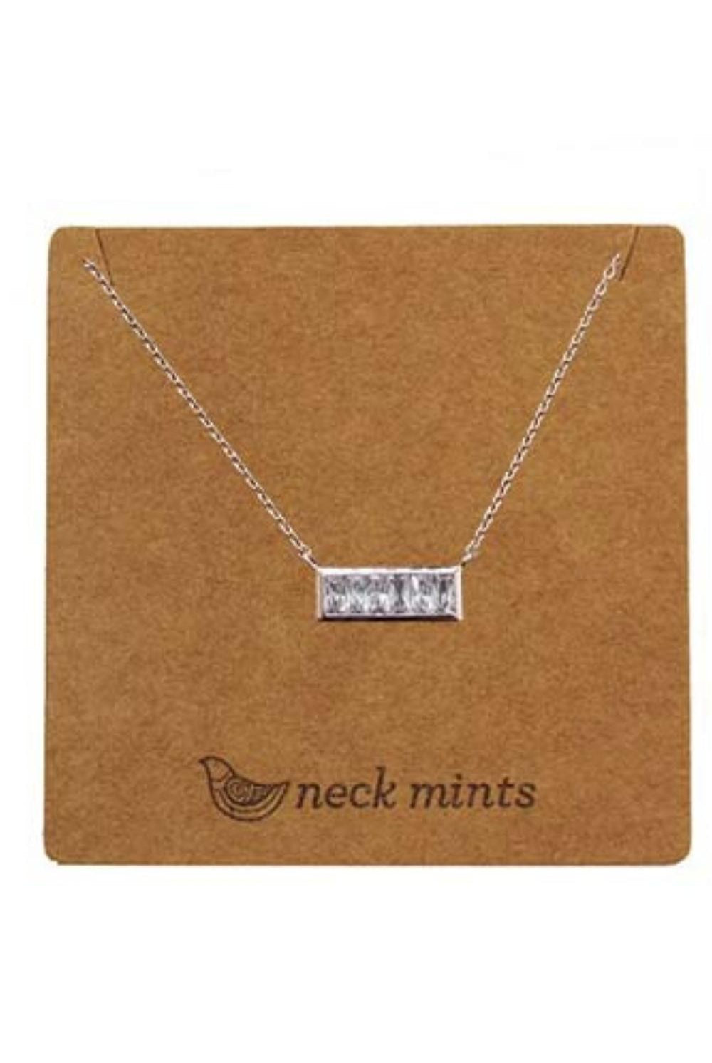 Fabienne - Ear Mints Cubic Rectangular Pendant | Rose Gold - Jewellery - Silvermaple Boutique