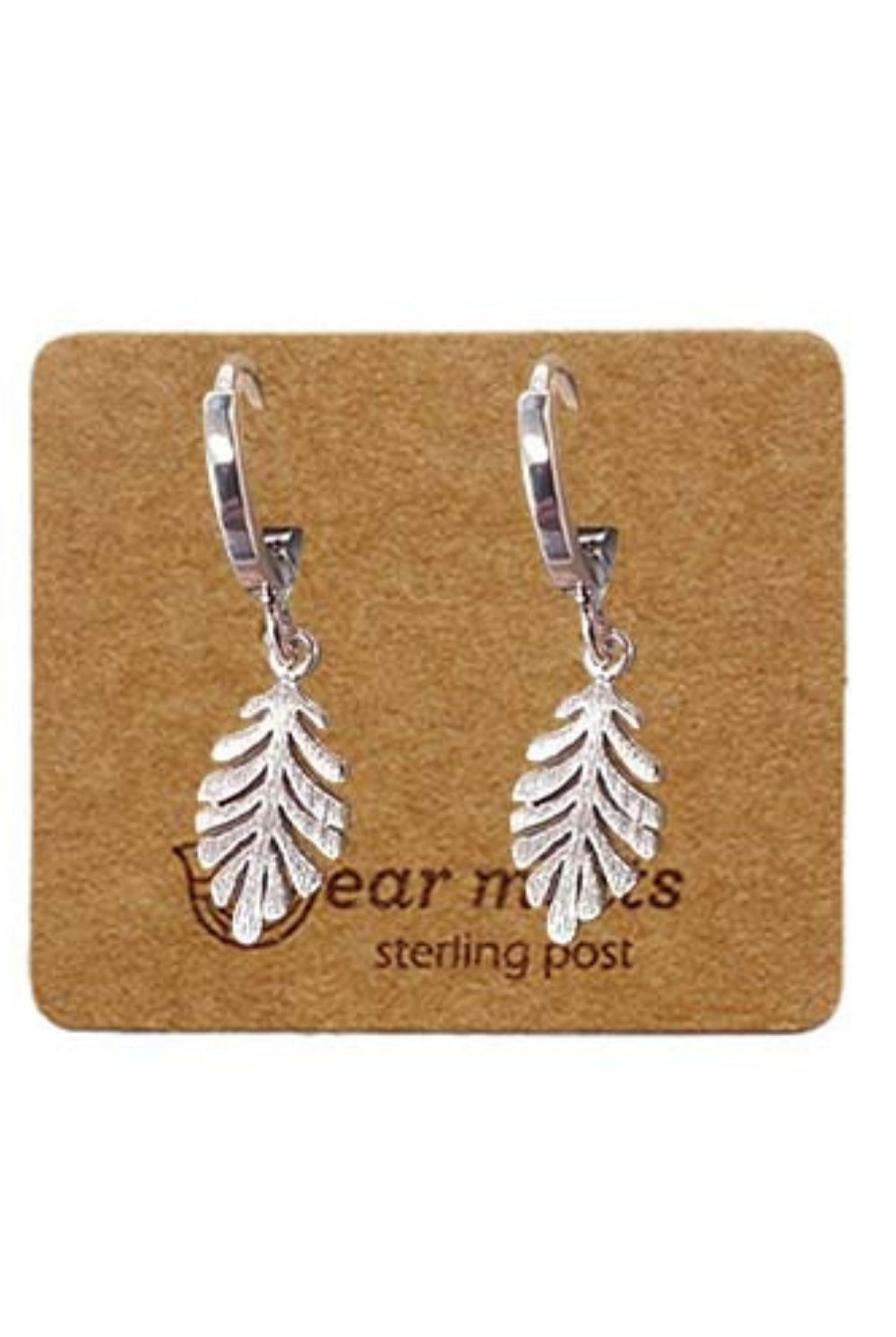 Fabienne - Ear Mints Palm Frond Huggie | Rose Gold - Jewellery - Silvermaple Boutique