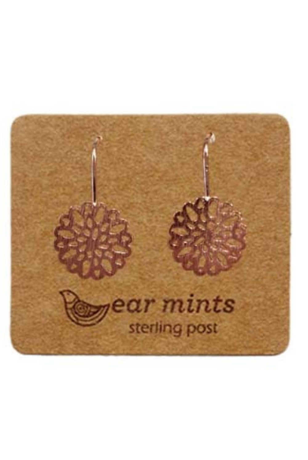 Fabienne - Ear Mints Brushed Filigree Hook | Rose Gold - Jewellery - Silvermaple Boutique