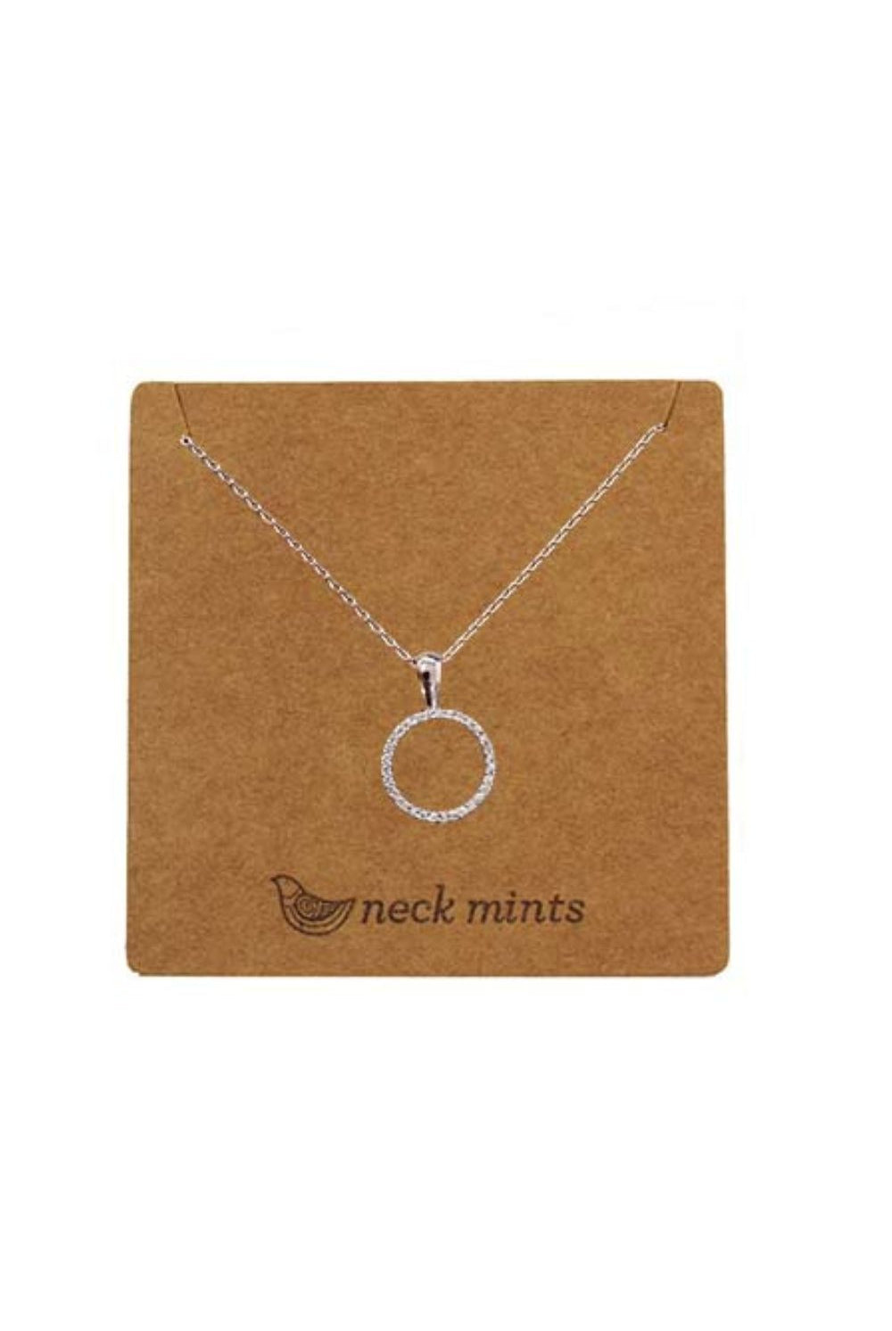 Fabienne - Neck Mints Cubic Open Circle Necklace | Rose Gold - Jewellery - Silvermaple Boutique