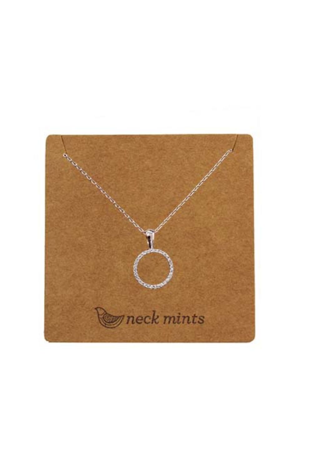 Fabienne - Neck Mints Cubic Open Circle Necklace | Rose Gold - Jewellery - Silvermaple Boutique
