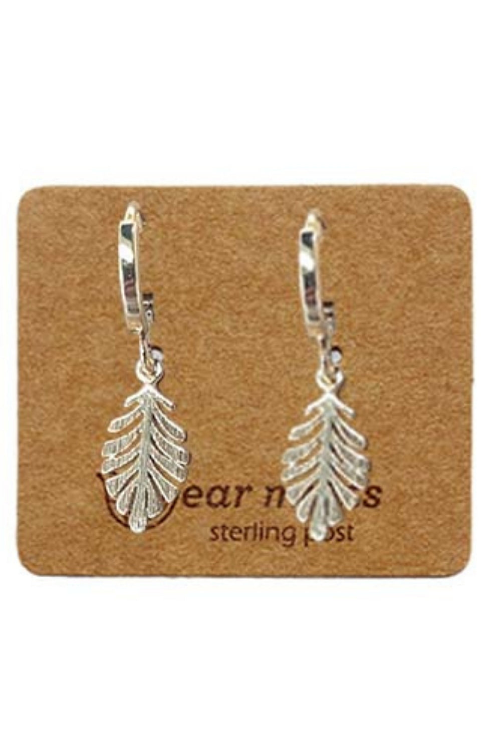 Fabienne - Ear Mints Palm Frond Huggie | Gold - Jewellery - Silvermaple Boutique