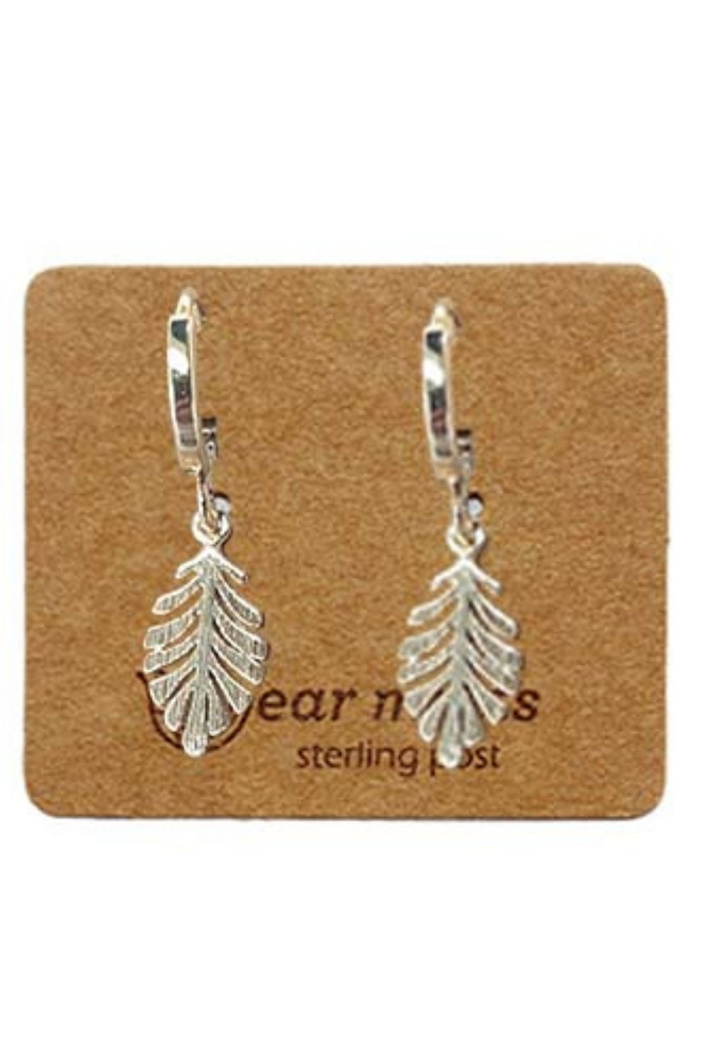 Fabienne - Ear Mints Palm Frond Huggie | Gold - Jewellery - Silvermaple Boutique