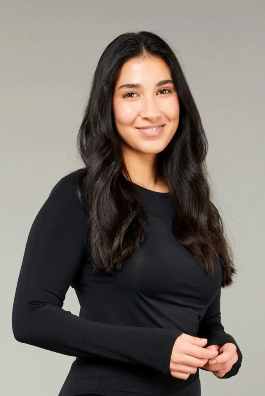 Tani - High Neck Long Sleeve Top | Black - Top - Silvermaple Boutique