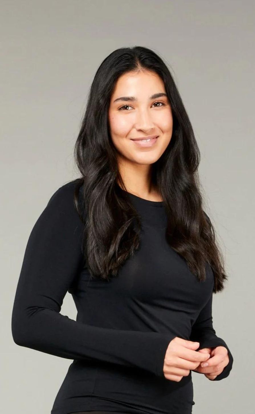 Tani - High Neck Long Sleeve Top | Black - Top - Silvermaple Boutique