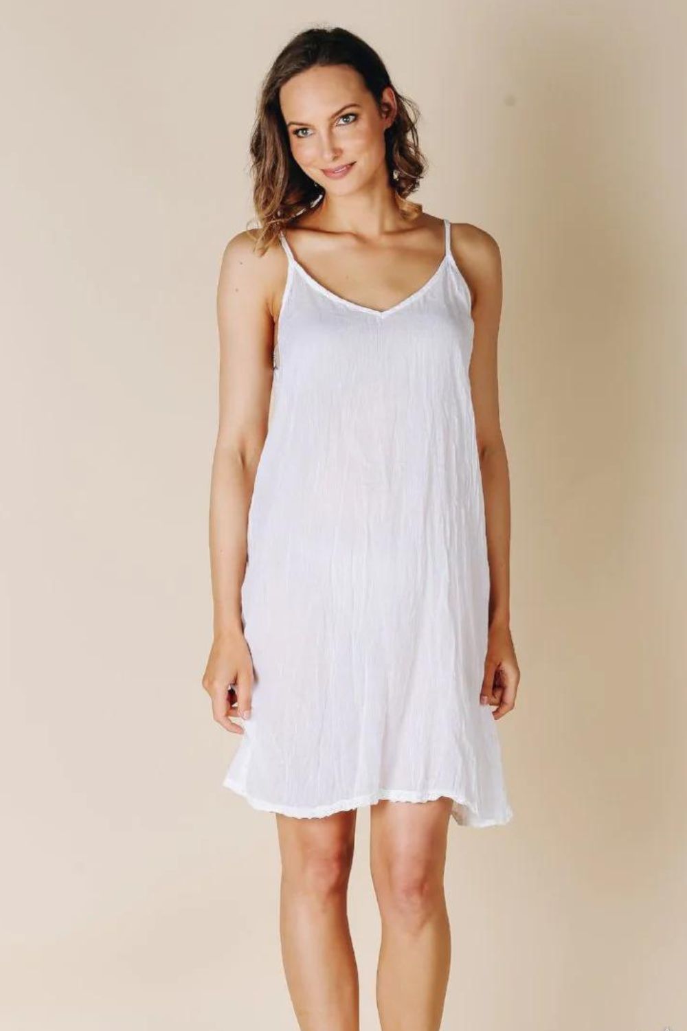 Lula Soul - Ibiza Slip | White - Dress - Silvermaple Boutique