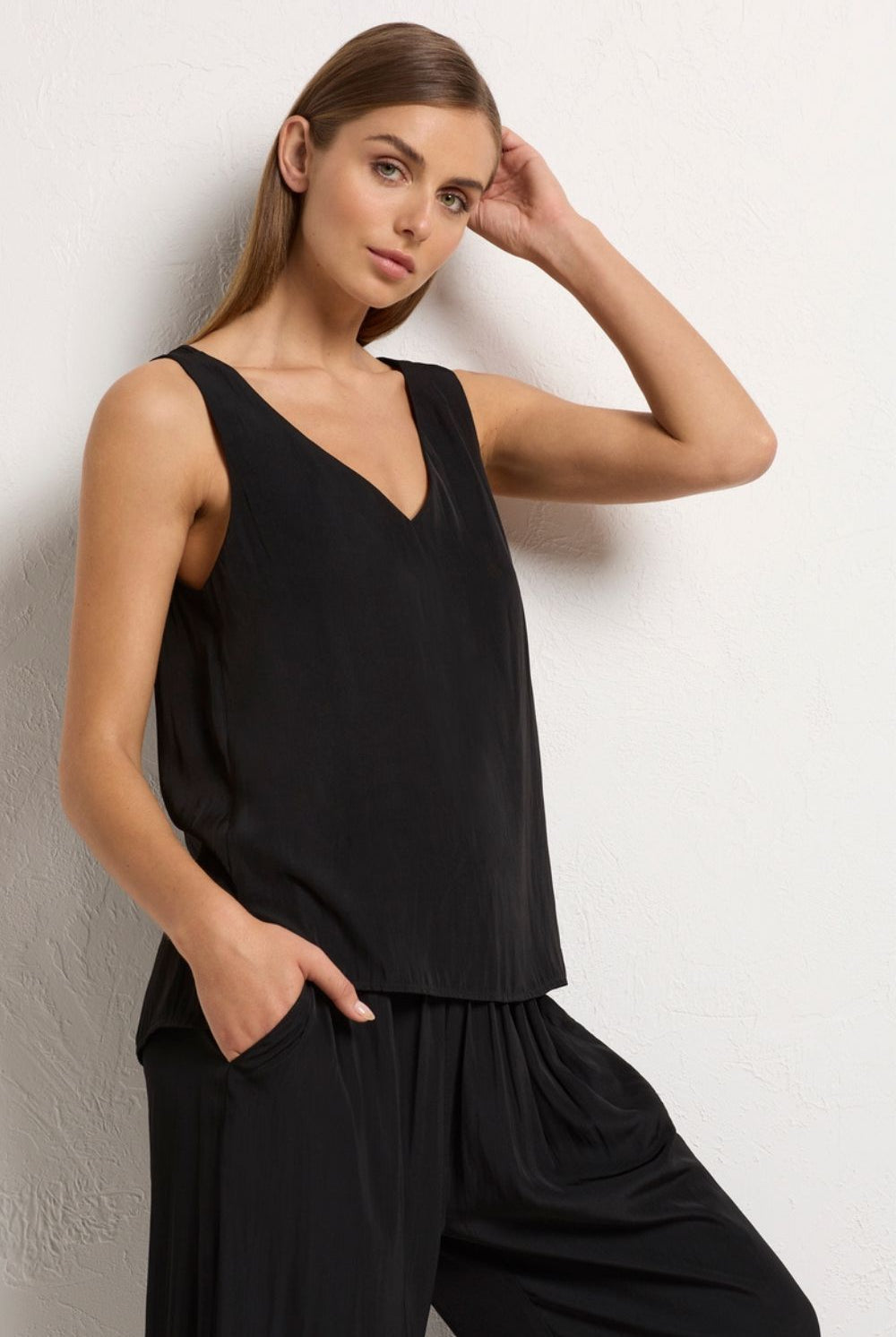 Mela Purdie - Audrey Tank | Black - Top - Silvermaple Boutique