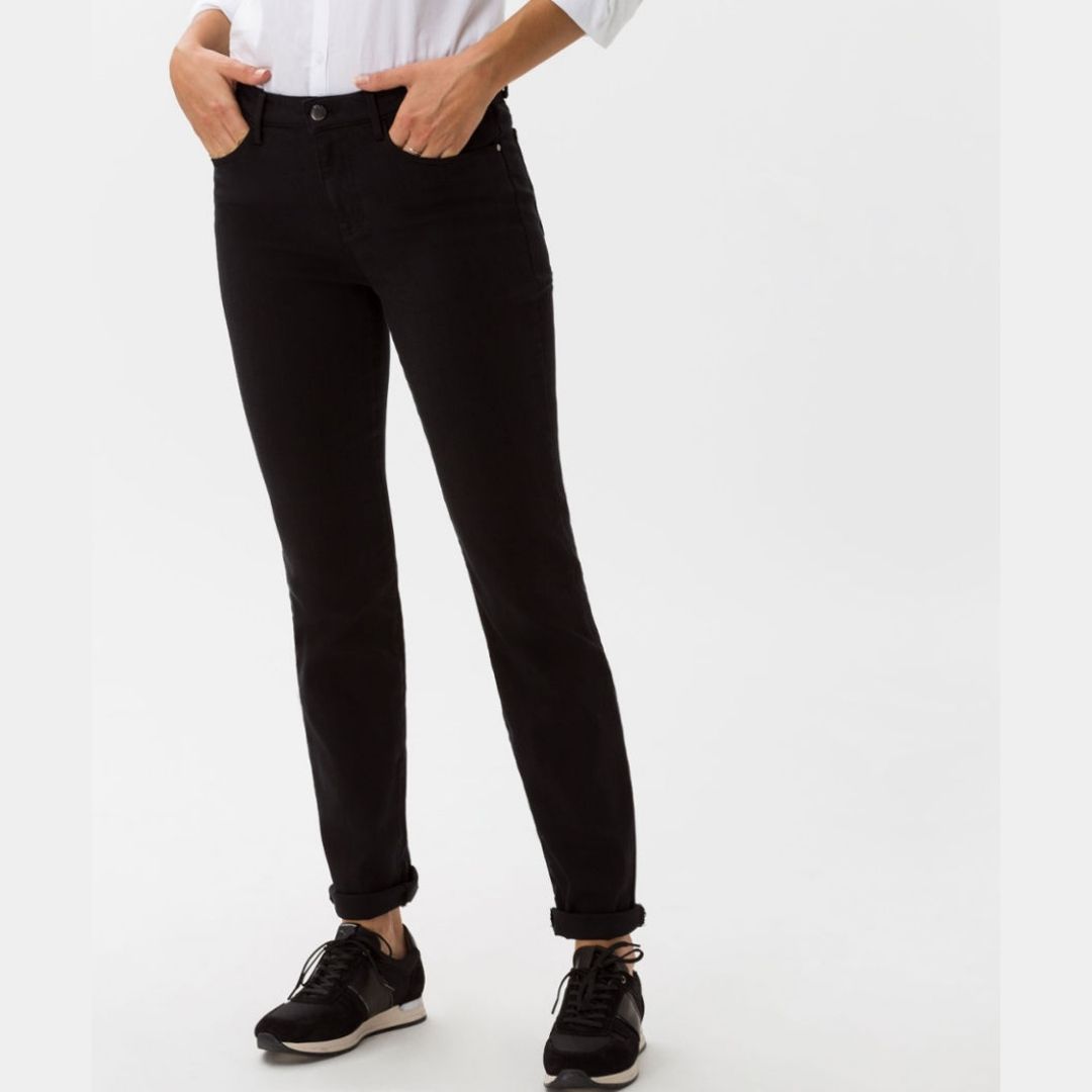 Brax - Shakira Denim Jean | Black - Jeans - Silvermaple Boutique