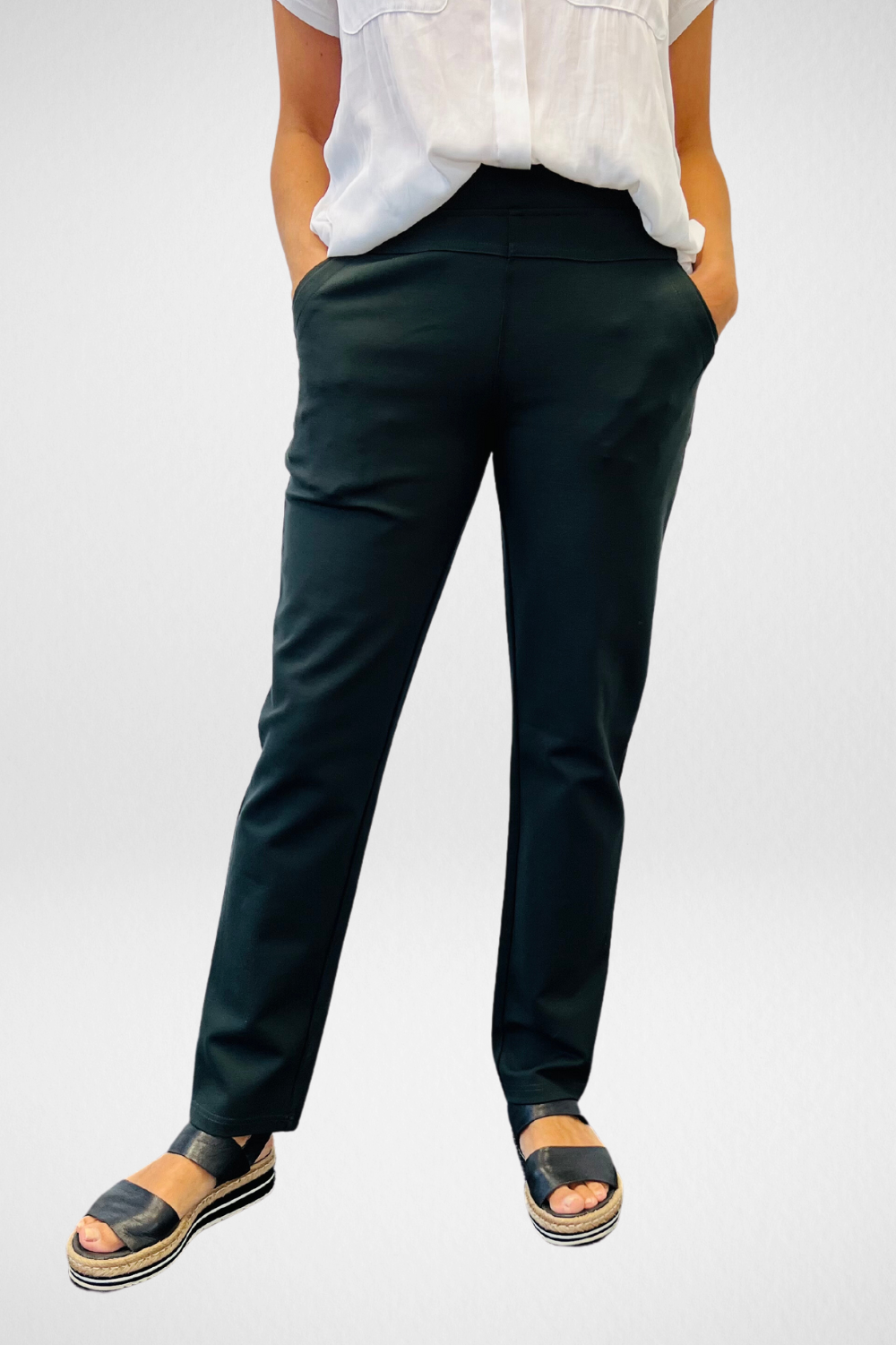 Maglia - Ponte Pull On Pant | Bottle - Pants - Silvermaple Boutique