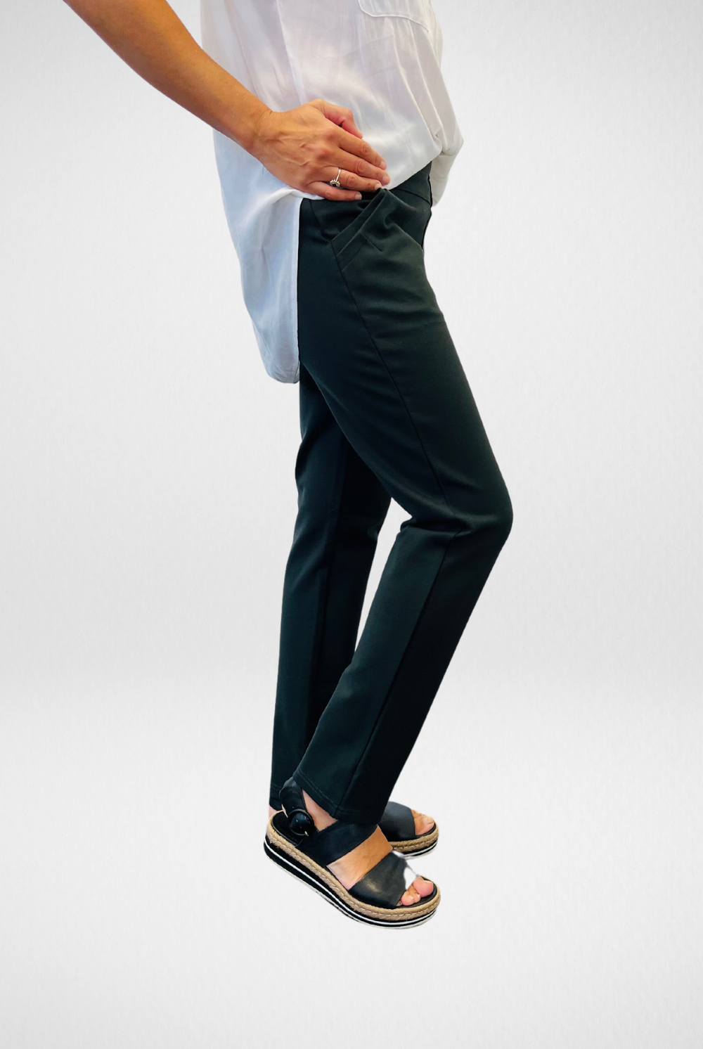 Maglia - Ponte Pull On Pant | Bottle - Pants - Silvermaple Boutique
