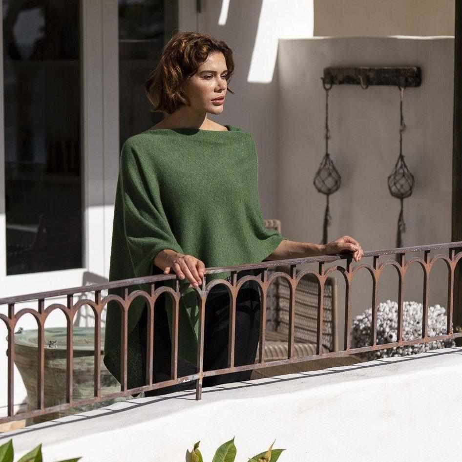 Esperance & Co - Cashmere Topper | Basil - Wrap - Silvermaple Boutique