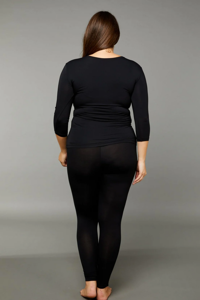 Tani LongLong legging | Black_Silvermaple Boutique 
