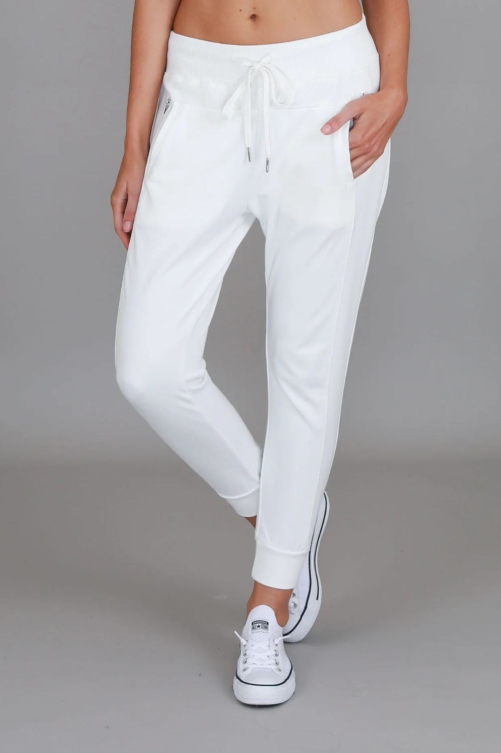 3rd Story The Label - Byron Jogger | White - Jogger - Silvermaple Boutique 