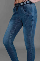 3rd Story The Label - Mia Jogger Jean | Denim Blue - Jogger - Silvermaple Boutique 