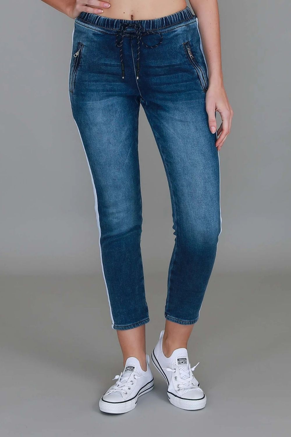 3rd Story The Label - Molly Jogger Jean | Vintage Blue - Jogger - Silvermaple Boutique 