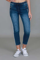 3rd Story The Label - Molly Jogger Jean | Vintage Blue - Jogger - Silvermaple Boutique 