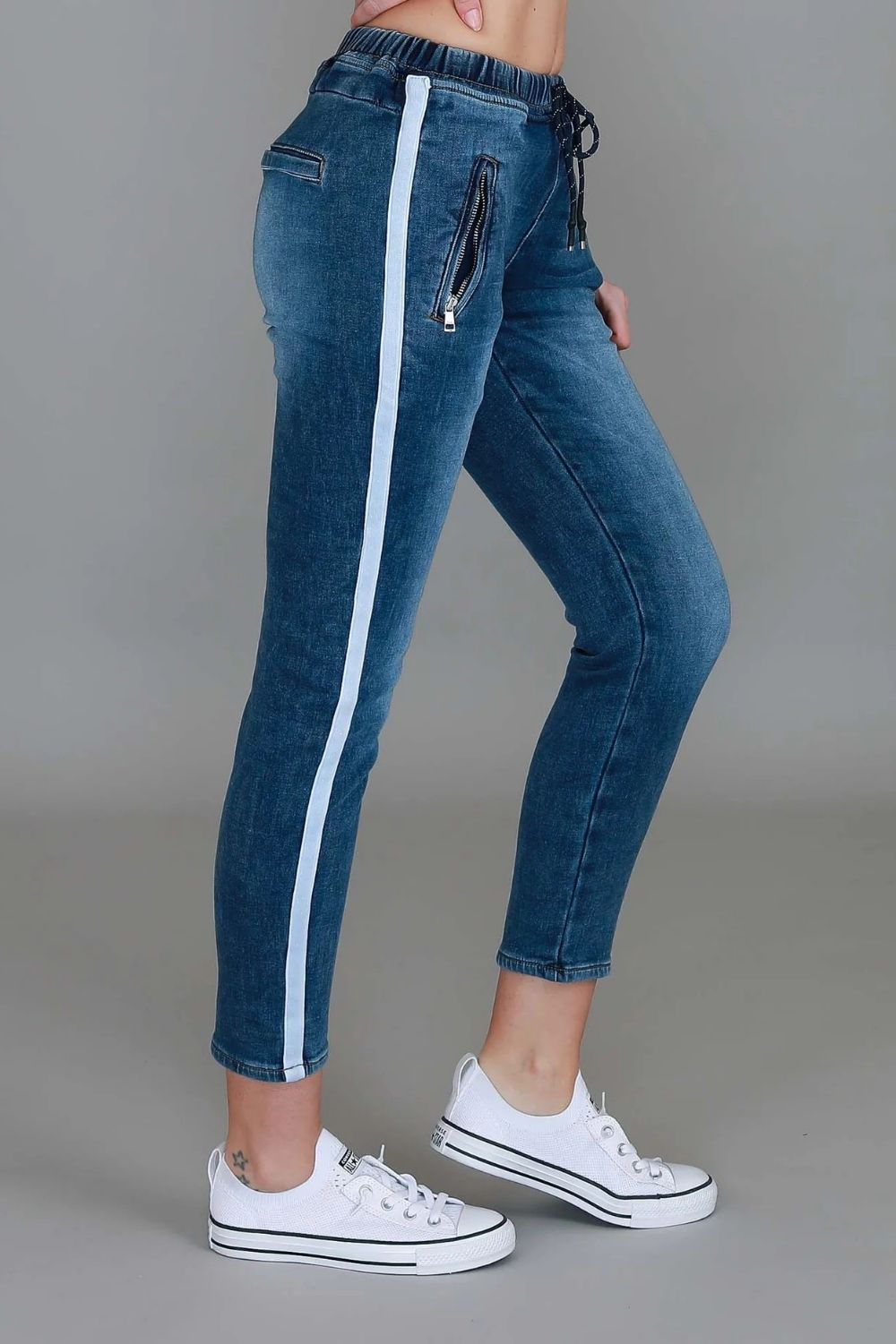 3rd Story The Label - Molly Jogger Jean | Vintage Blue - Jogger - Silvermaple Boutique 