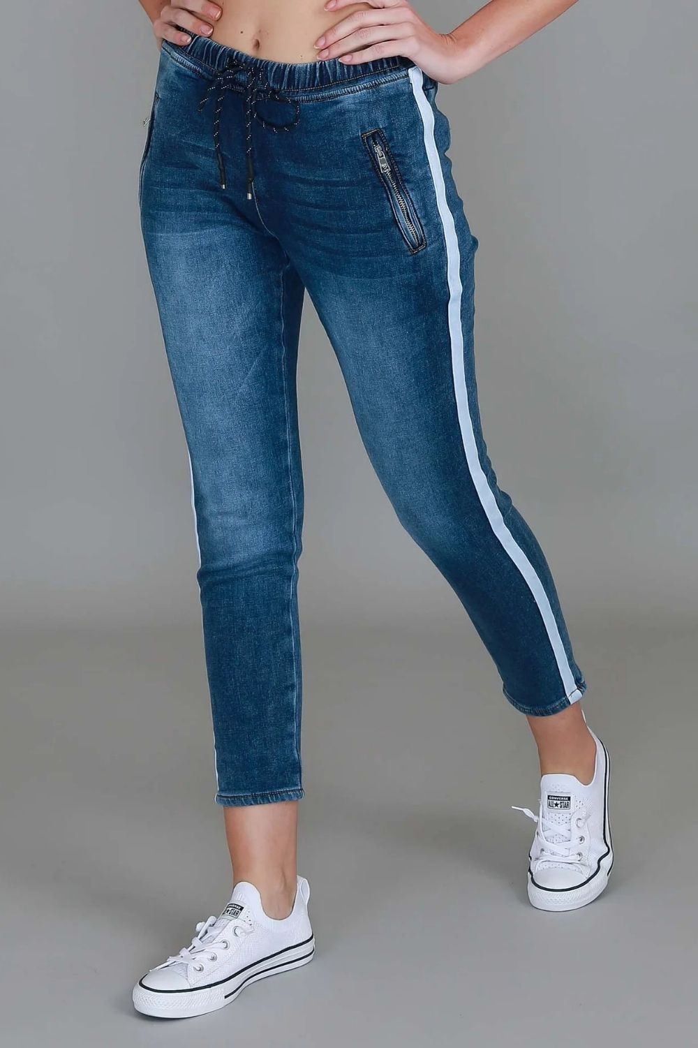 3rd Story The Label - Molly Jogger Jean | Vintage Blue - Jogger - Silvermaple Boutique 