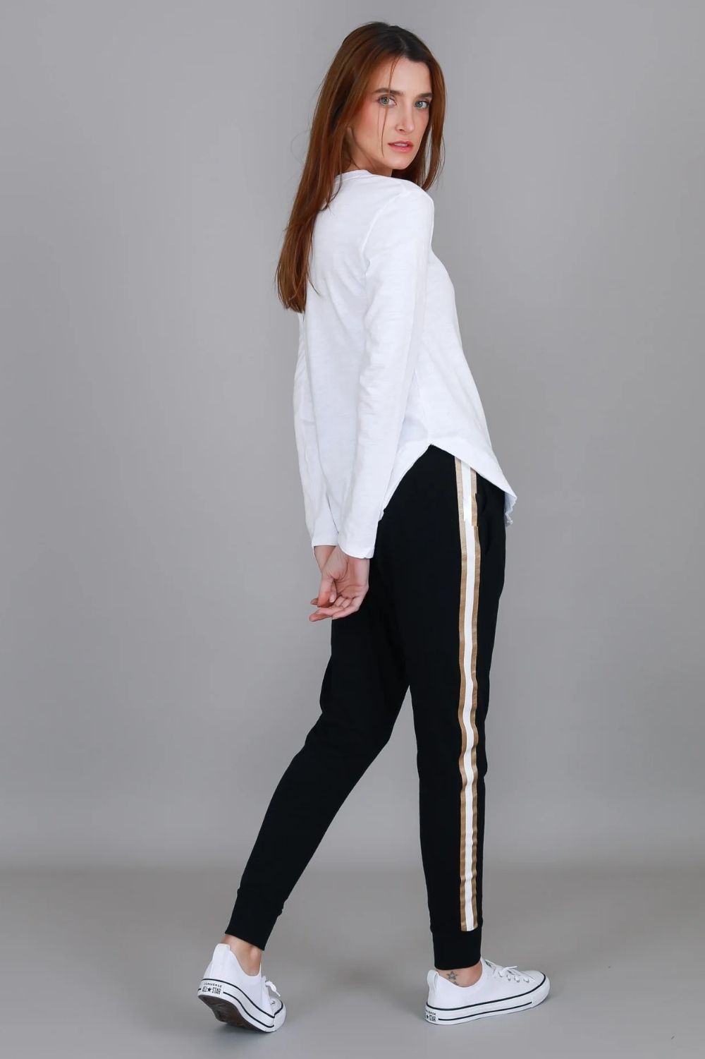 3rd Story The Label - Mosman Curved Hem Top | White - Top - Silvermaple Boutique 