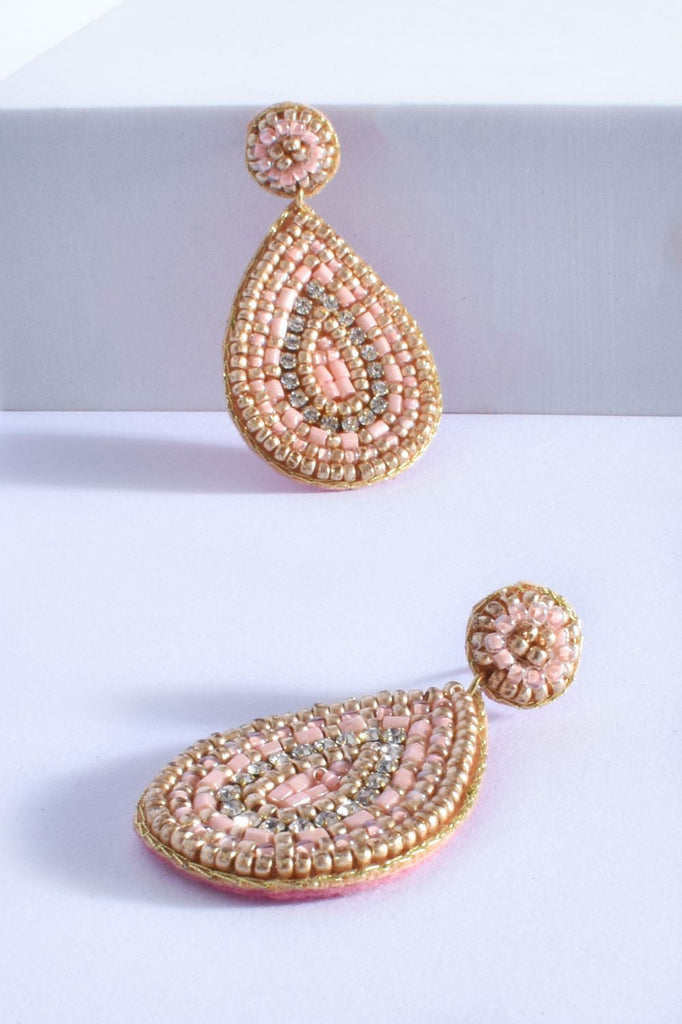 Adorn Nora Mini Teardrop Event Earrings | Pink Gold_Silvermaple Boutique