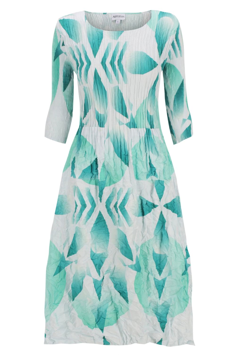 Alquema - Alquema 3/4 Sleeve Smash Pocket Dress | Gatsby - Dress - Silvermaple Boutique 