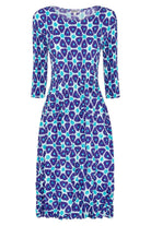 Alquema - Alquema 3/4 Sleeve Smash Pocket Dress | Mykonos - Dress - Silvermaple Boutique 