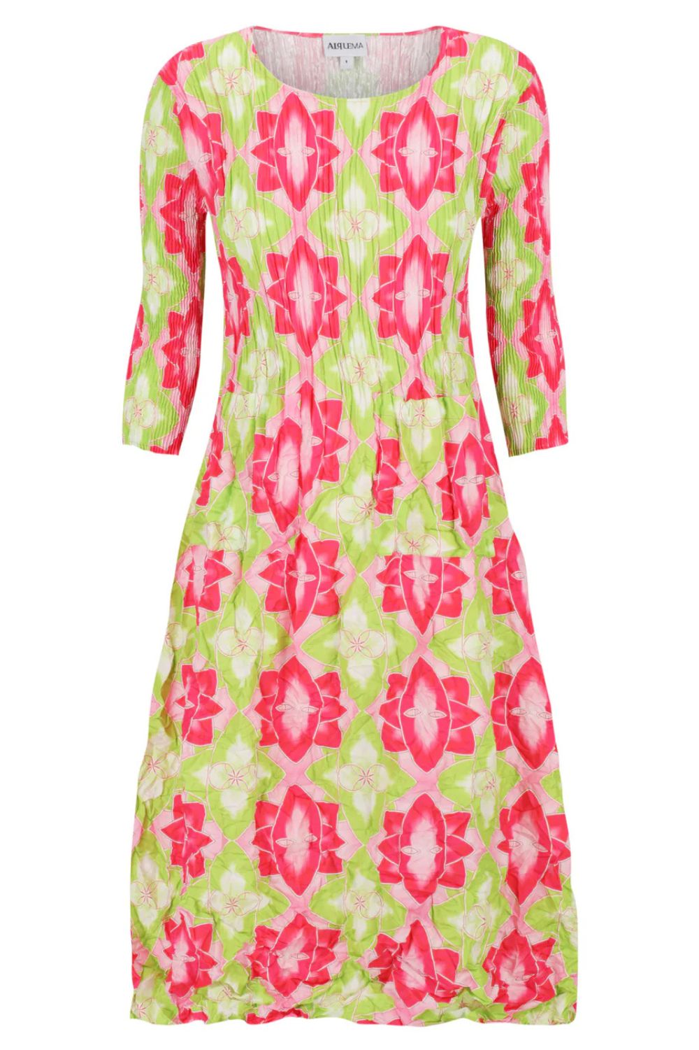 Alquema - Alquema 3/4 Sleeve Smash Pocket Dress | Protea -  - Silvermaple Boutique 