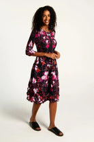 Alquema - Alquema 3/4 Sleeve Smash Pocket Dress | Telescope - Dress - Silvermaple Boutique 