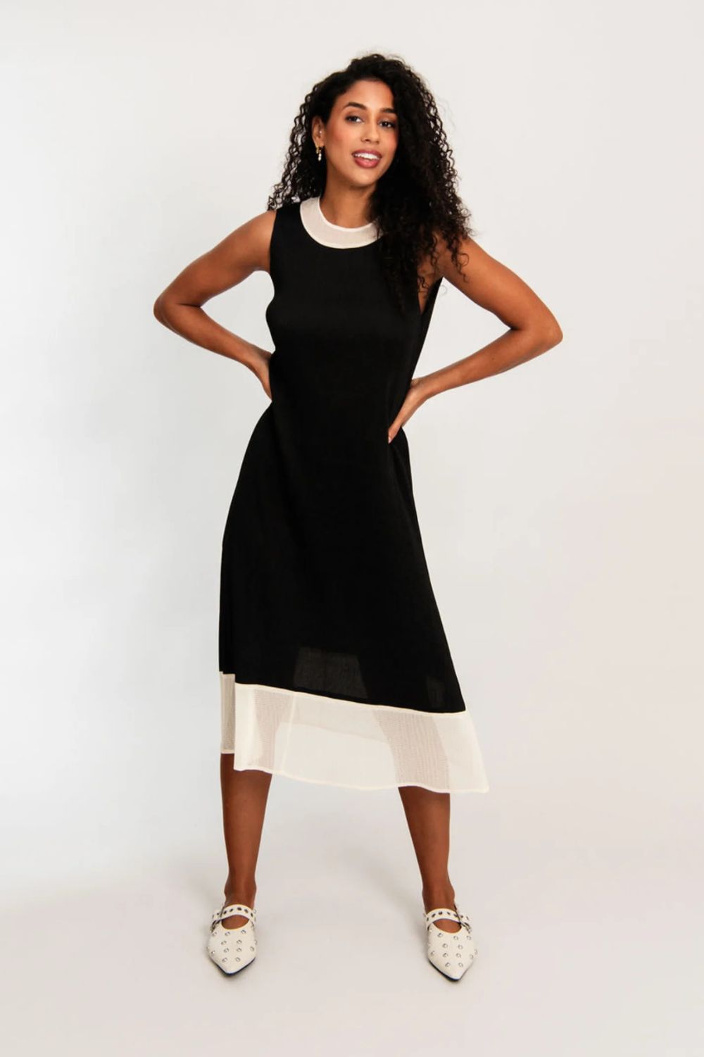 Alquema - Alquema Kambe Dress | Black Cream - Dress - Silvermaple Boutique 