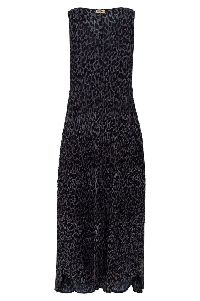 Alquema Long Estella Dress | Leopard_Silvermaple Boutique