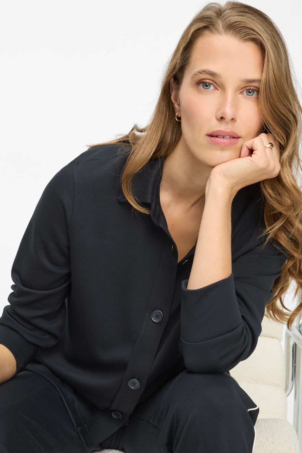 Brax - Brax Bette Shirt | Navy - Shirt - Silvermaple Boutique 