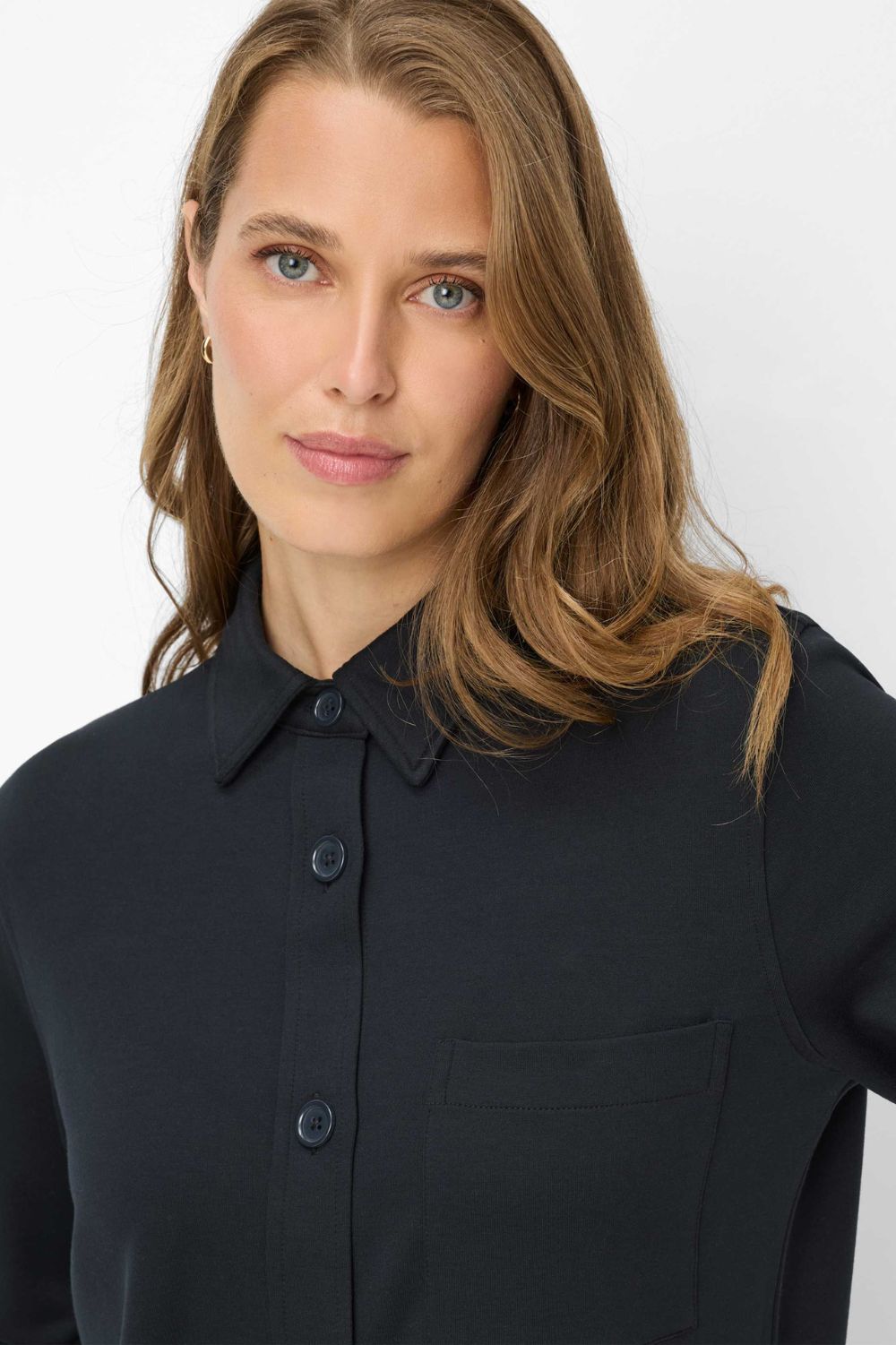 Brax - Brax Bette Shirt | Navy - Shirt - Silvermaple Boutique 