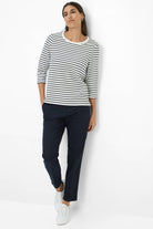 Brax - Brax Bonnie Top | Navy - Top - Silvermaple Boutique 