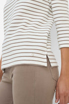 Brax - Brax Bonnie Top | Taupe - Top - Silvermaple Boutique 